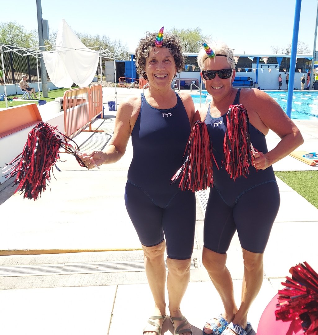 olddudepaul's tweet photo. Day 1 Arizona masters state Champs! #macrocks #teamnarwhal @MastersSwimming https://t.co/8mLedWstPo