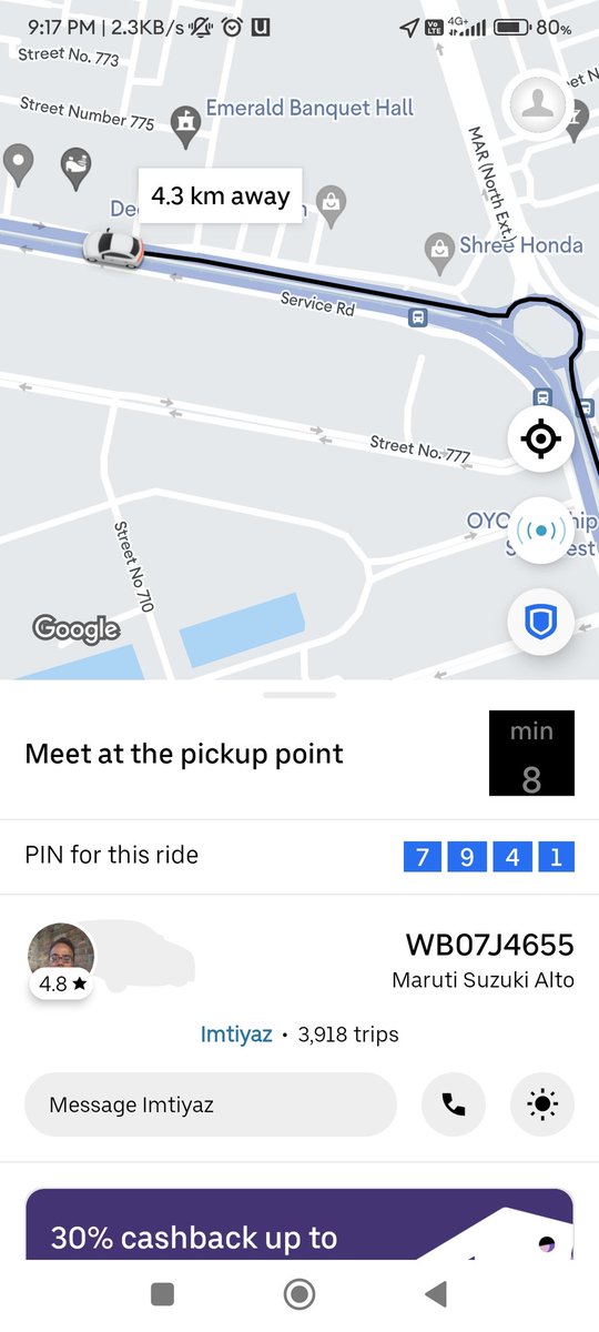 KinkFloydMan's tweet photo. @Uber @UberINSupport @prabhjeet_s  Every single time I book an Uber, it's a nightmare experience. Today is no different. While there are 2 pending issues already, today's night ride was a harassment and a big time question mark on security of customers. https://t.co/zegPemLM3G