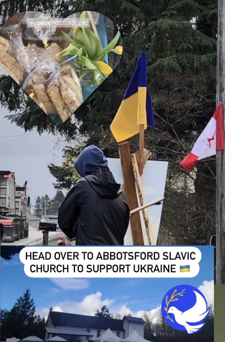 LakhbirJassal's tweet photo. Head over to Abbotsford Slavic Church to support Ukraine ♥️🙏🏻🇺🇦 #UkraineCrisis #StandWithUkraine #abbotsford #fraservalley #SupportUkraine #bcpoli https://t.co/CFaiMeABdL