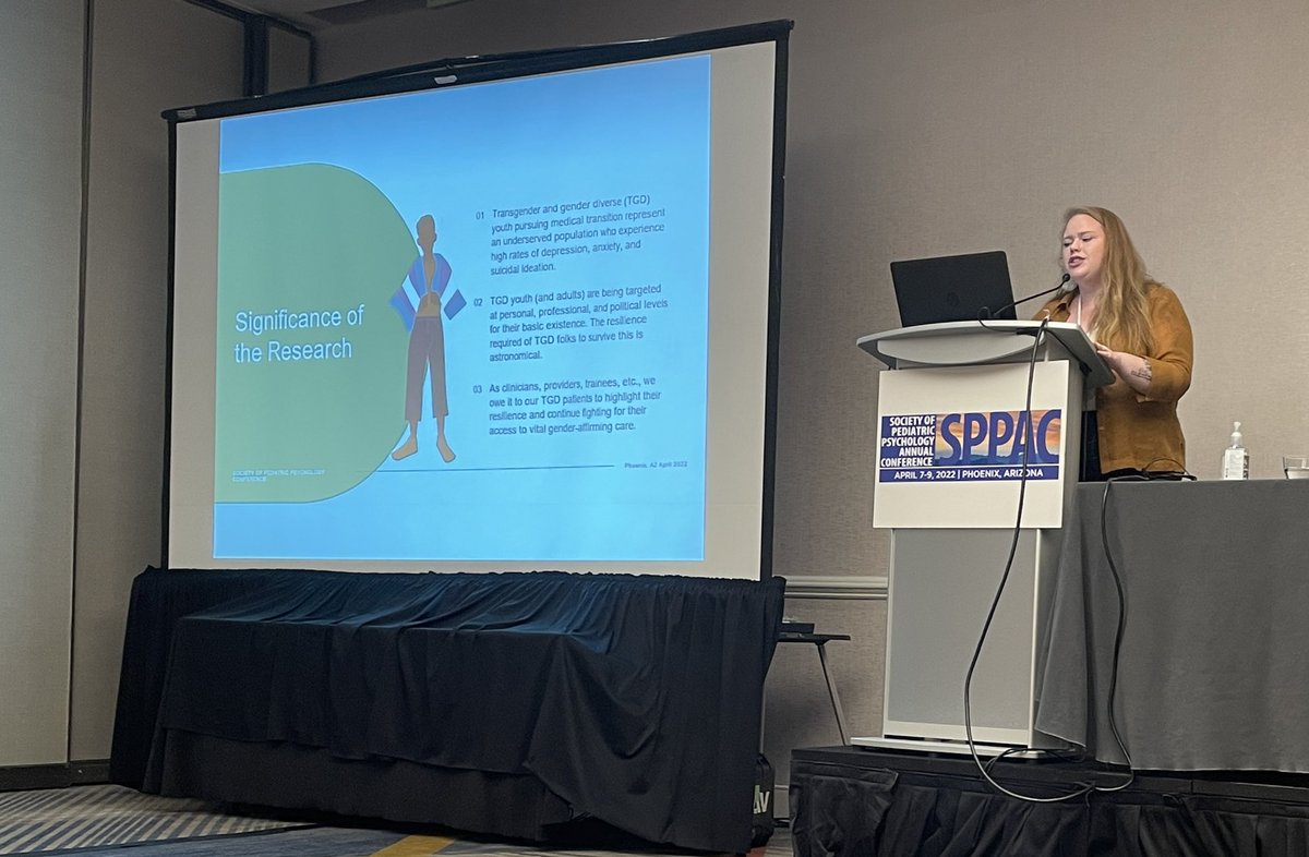 Haley Hedrick shares about risk and resilience for TGD youth accessing medical transition and the importance of parent and youth flexibility #SPPAC2022