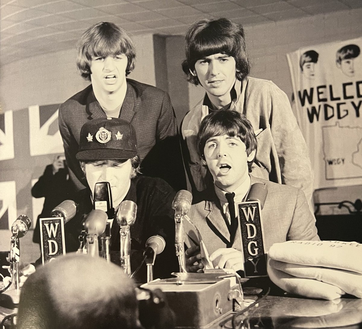 BeatlesEarth's tweet image. The Beatles in Minnesota, 1965