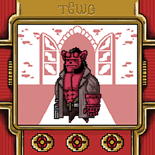 👀Third Sneak Peek 
       Rarities: 

👹Character: Hellboy
🖼️Frame: Shot Machine
🎨Background: Door to the Beyond 
🕹️Buttons: Sight
❤️Statistics: Hunger 24 | Sleep 18 | Happiness 10
🎶Original music: 7 SINS
💎And More Stuff

#NFT #NFTCommunity #ETH #nftart #nftmusic