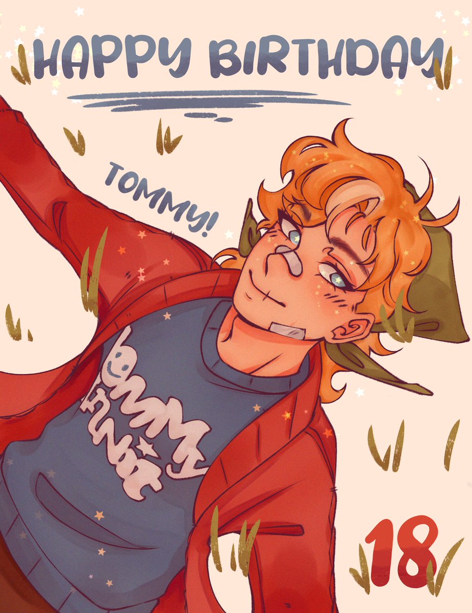 HAPPY BIRTHDAY BIG MAN ON A BIG DAY 🎉🎉

[ RTs are very pog + pls untag >:D]
#tommyinnitfanart #TOMMYINNIT #happybirthdaytommy #mcytfanart #dsmpfanart