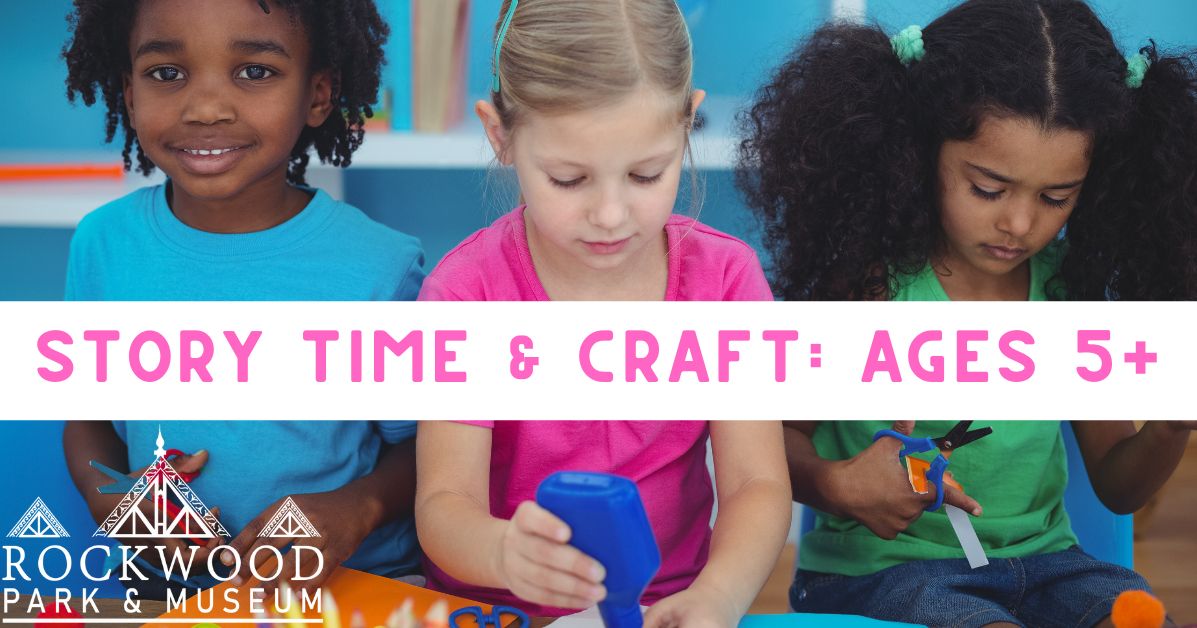 Join the staff at #RockwoodMuseum for a story time &amp; craft this Sat., April 16, 11a-12p. Register at bit.ly/3pQyc42  #netde #nccde #inwilmde