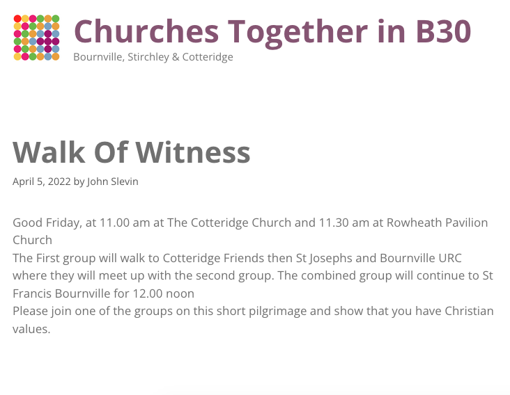 BvilleParish's tweet photo. Good Friday Walk of Witness. https://t.co/YouV5kW7RE