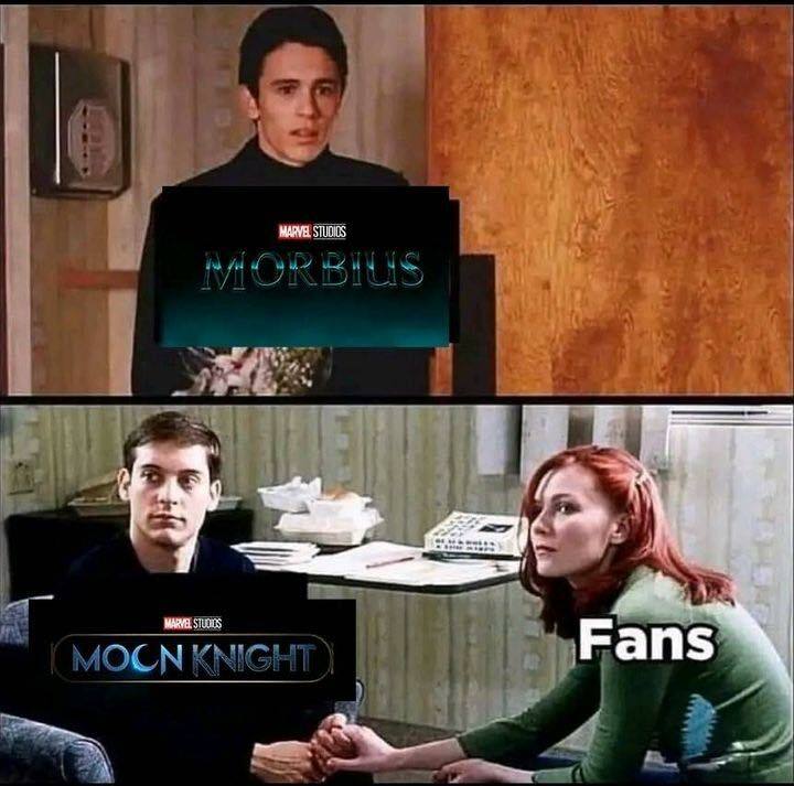nerdincnews's tweet photo. #MemesNERD Lo siento #Morbius, no eres tu… es #MoonKnight 🤩 https://t.co/exbuoWNuId