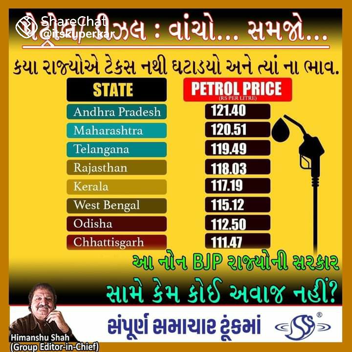 kuperkar's tweet photo. https://t.co/eGoZeVKEIC
जानकारी और मनोरंजन से भरपुर हमारी 👆 YouTube Channel को Subscribe जरुर करे #🔥आज के चर्चित मुद्दे #🔥विपक्ष पर वार🔥 #केजरीवाल को नसीहत #पेट्रोलदरवाढ #ख़बरें - पेट्रोल_डीज़ल_भाव #GujaratElection2022 #RussiaUkrainWar, #SKCreative2018, #Shorts  #trending https://t.co/dLinkmCpWW