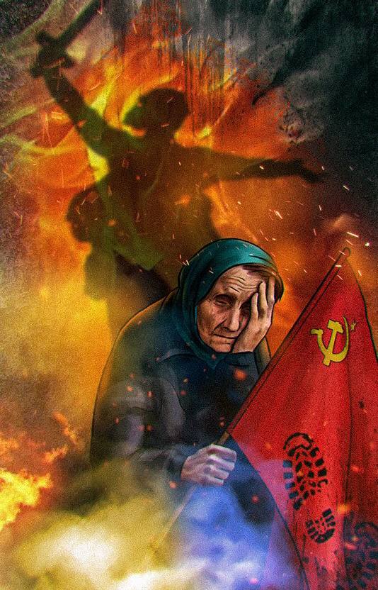 В очередной раз русский народ спасает мир от нацизма.