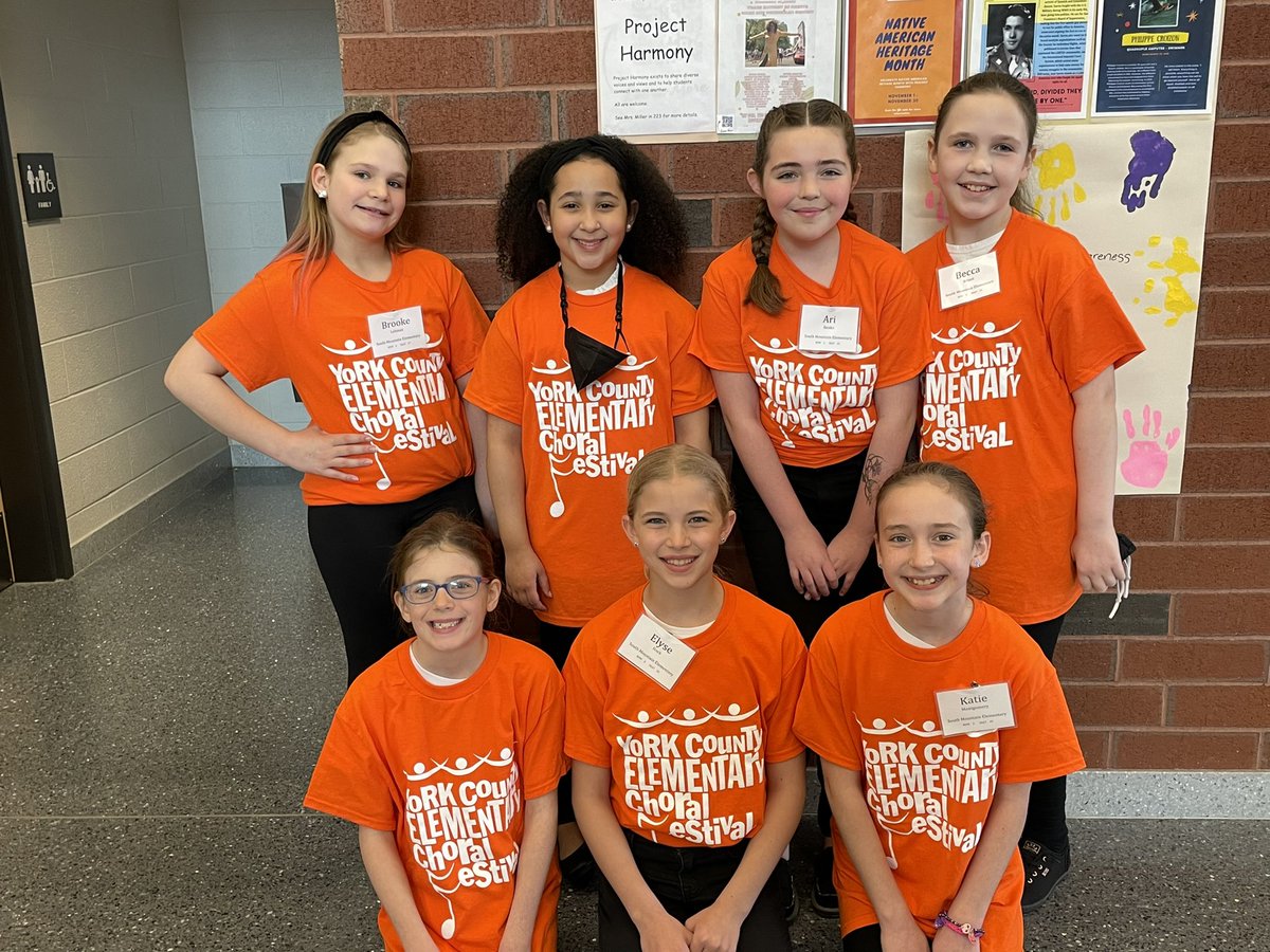 RoachMusicClass's tweet photo. Pour of these kids for representing @NorthernYorkSD at the York County Elementary Choral Festival today! They’re working hard and sound amazing! @WESpolarbears @SMEPolarBears https://t.co/jrXnsRPGfU