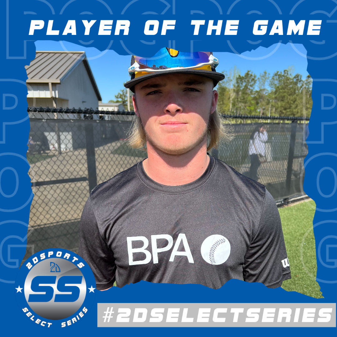2D Sports Player of the Game (@2dsportspog) on Twitter photo ⭐️ #TopPerformer ⭐️
Cooper Crosby: 2B, 1B, 1 RBI, 1 R
Team: <a href="/BPA_Louisiana/">BPA - Louisiana</a> NELA 14u
<a href="/2D_sportsYB/">2D Sports Youth Baseball ⚾️</a> #2DSelectSeries ⭐️ #TopPerformer ⭐️
Cooper Crosby: 2B, 1B, 1 RBI, 1 R
Team: <a href="/BPA_Louisiana/">BPA - Louisiana</a> NELA 14u
<a href="/2D_sportsYB/">2D Sports Youth Baseball ⚾️</a> #2DSelectSeries