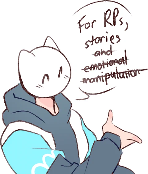 5. Main reasons for making OCs
I enjoy making them for rps, i love watching how characters react and i love to think about them. It's so interesting 