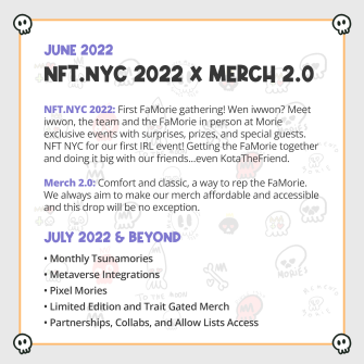 the_mories's tweet photo. FAMORIE ROADMAP IS HERE!! 🚀 https://t.co/TJs9ubTYKY