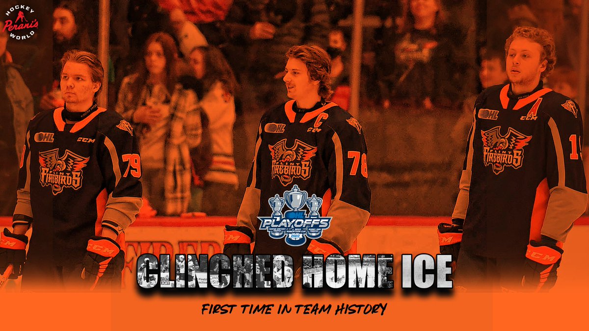 Home ice has been clinched in the first round of the playoffs!  

Renew or purchase your 2022-2023 season memberships NOW and your seats will be reserved for the playoffs! More info on individual playoff tickets coming this week 

📰: flintfirebirds.com/seasonmembersh…