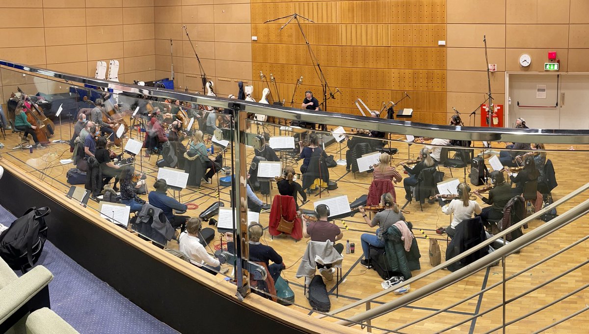 Scoring session for Evil Dead Rise. Strings day.