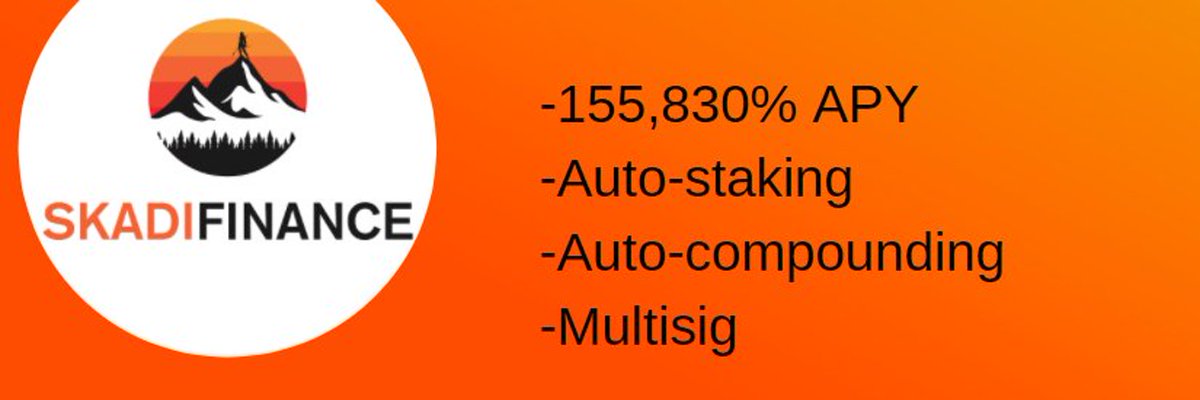 jo_prismeagency's tweet photo. #GIVEAWAY 🎁

@Skadi_Finance vous fait gagner x2 WL Tier 2.
- Multisig avec 2 influs
- Smart Contract publique
- 155830% APY
- 2.01% daily
- Auto Staking Auto Compounding

- RT
- S'abonner à @Skadi_Finance &amp; @0xBanos 
- Join https://t.co/4wHp8oXvfC

T.A.S dans 24H🍀 https://t.co/3WNQooYCO8