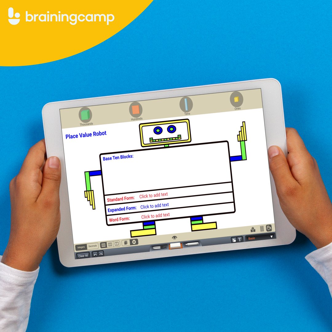 brainingcamp's tweet photo. Take a peek at our Place Value Robot ๐ค
Use Share Code: GRGA9RRP with your class - they will love creating their own place value robot!โฏ ๐๐คฉ
โฏ#Brainingcampโฏ#MathIsMagicโฏ#MathManipulativesโฏ#PlaceValueFun https://t.co/fHhFTijacg