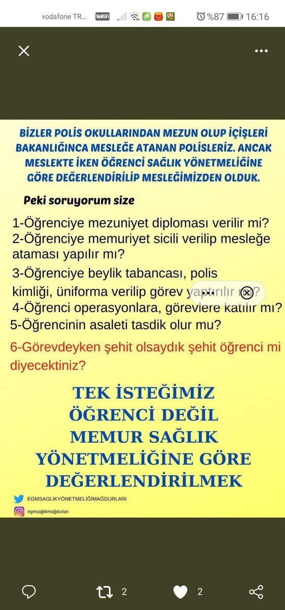 Zeynep11007985's tweet photo. @suleymansoylu #SayınİçişleriBakanı 
#Polislersecimibekliyor https://t.co/aEMLCd4BJC