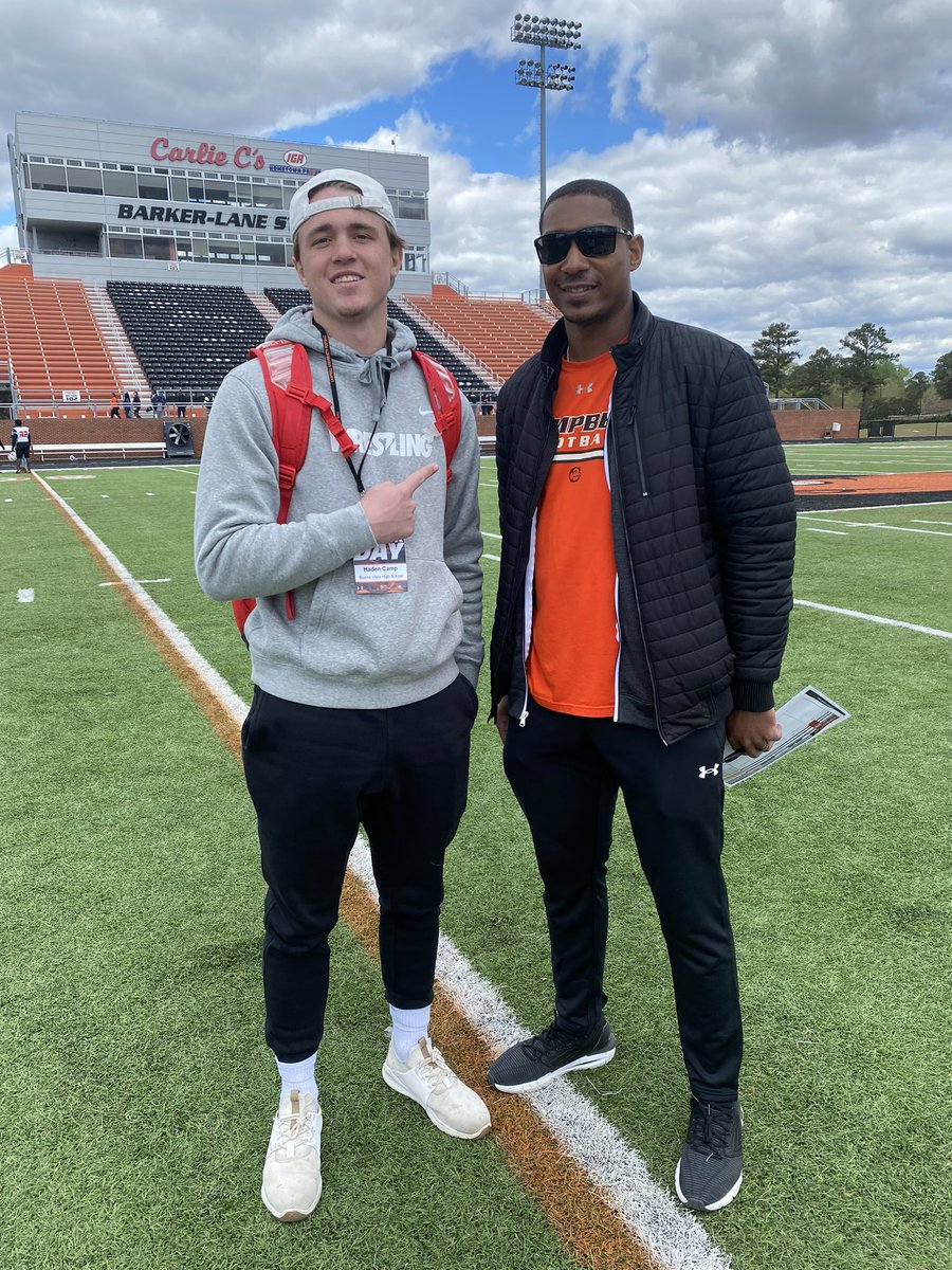 Had fun at the creek today!! <a href="/GoCamelsFB/">Campbell Football</a> <a href="/Coach_BHarris/">Coach Braxton Harris 🐪</a> @ucpatwhite