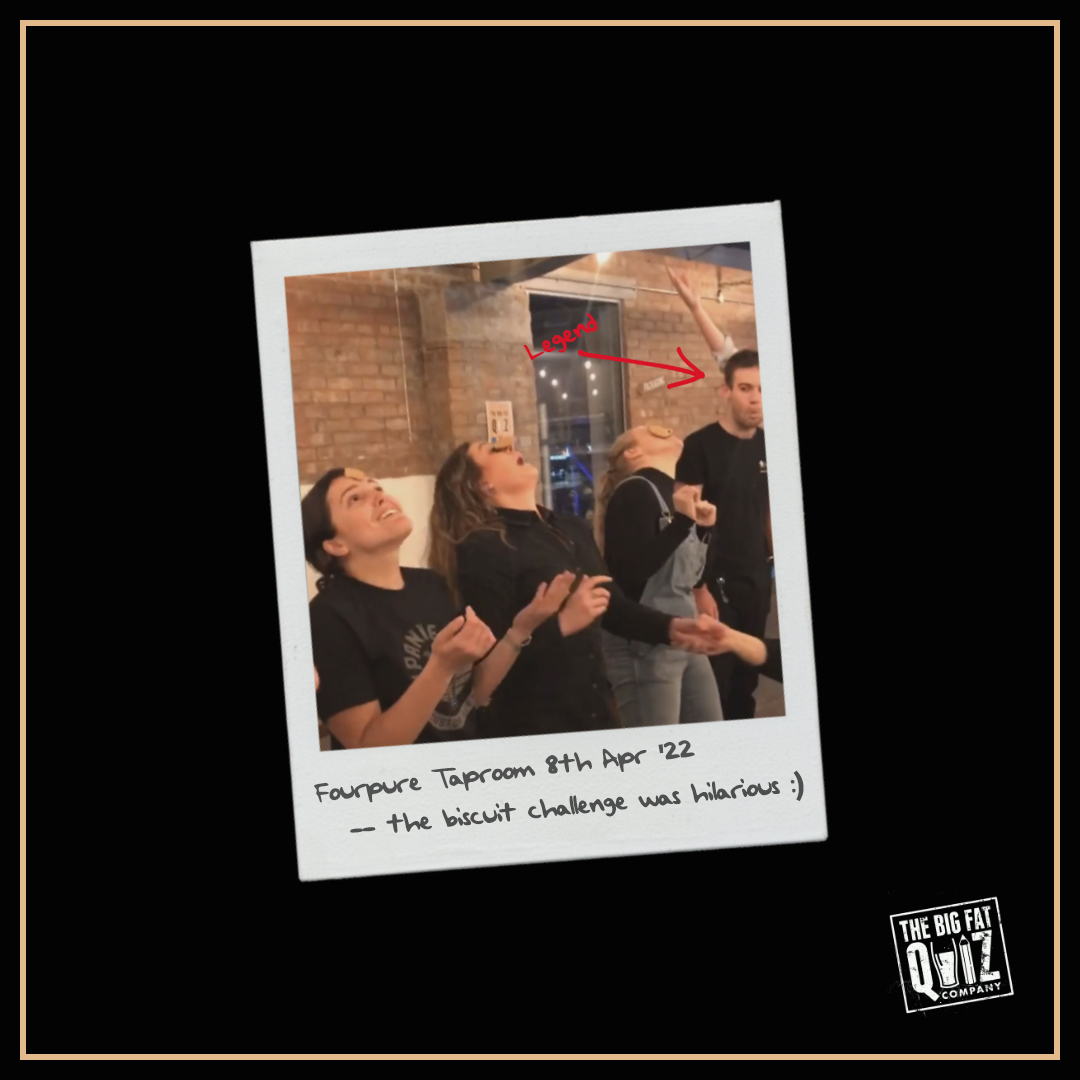 🏆 WALL OF FAME 🏆 
Big shout out to our newest site @fourpuretaproom. Some gargantuan giggles were had Friday night.
📆 We'll be back next month so keep an eye out on socials for the exact date.
#Bermondsey #bigfatquiz #challengerounds #craftbeer