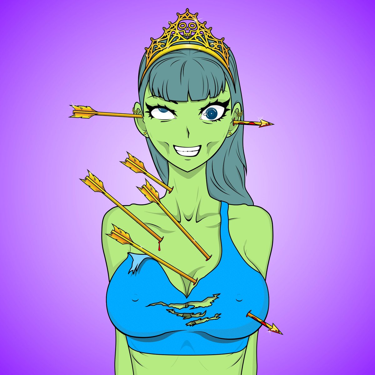 DEATHGIRL_NFT's tweet photo. Drop dead gorgeous 💀🖤 #deathgirl #nft #nftcommunity https://t.co/VMllcxUo5D