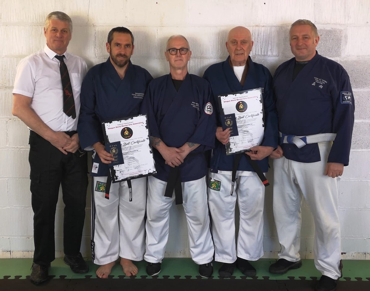 Shogunworld's tweet photo. WHAT AN AMAZING DAY AT SHOGUN WORLD SOUTHPORT. Two new very skilled instructors added to TEAM SHOGUN. A massive thank you to today’s coach/mentor’s for their very kind help and support and to our new coaches congratulations from everyone at Shogun World.

Best wishes

Garry 🤝 https://t.co/15EzQRdDaM