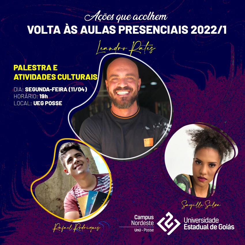 uegposse's tweet photo. As aulas presenciais da Universidade Estadual de Goiás (UEG) retornam nesta segunda-feira (11/04) e a Unidade de Posse realizará um conjunto de ações de acolhimento aos estudantes, confira a programação neste LINK https://t.co/oFCMrJcVOQ https://t.co/Rev3OfaXfn