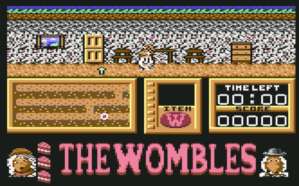 Saturday's #retrogaming on the #Commodore64 #C64 #TheWombles, collect the items, avoid the humans and listen to that wonderful song play in the background. Worth playing just for the rendition of the theme tune. #Nostalgia #wombles