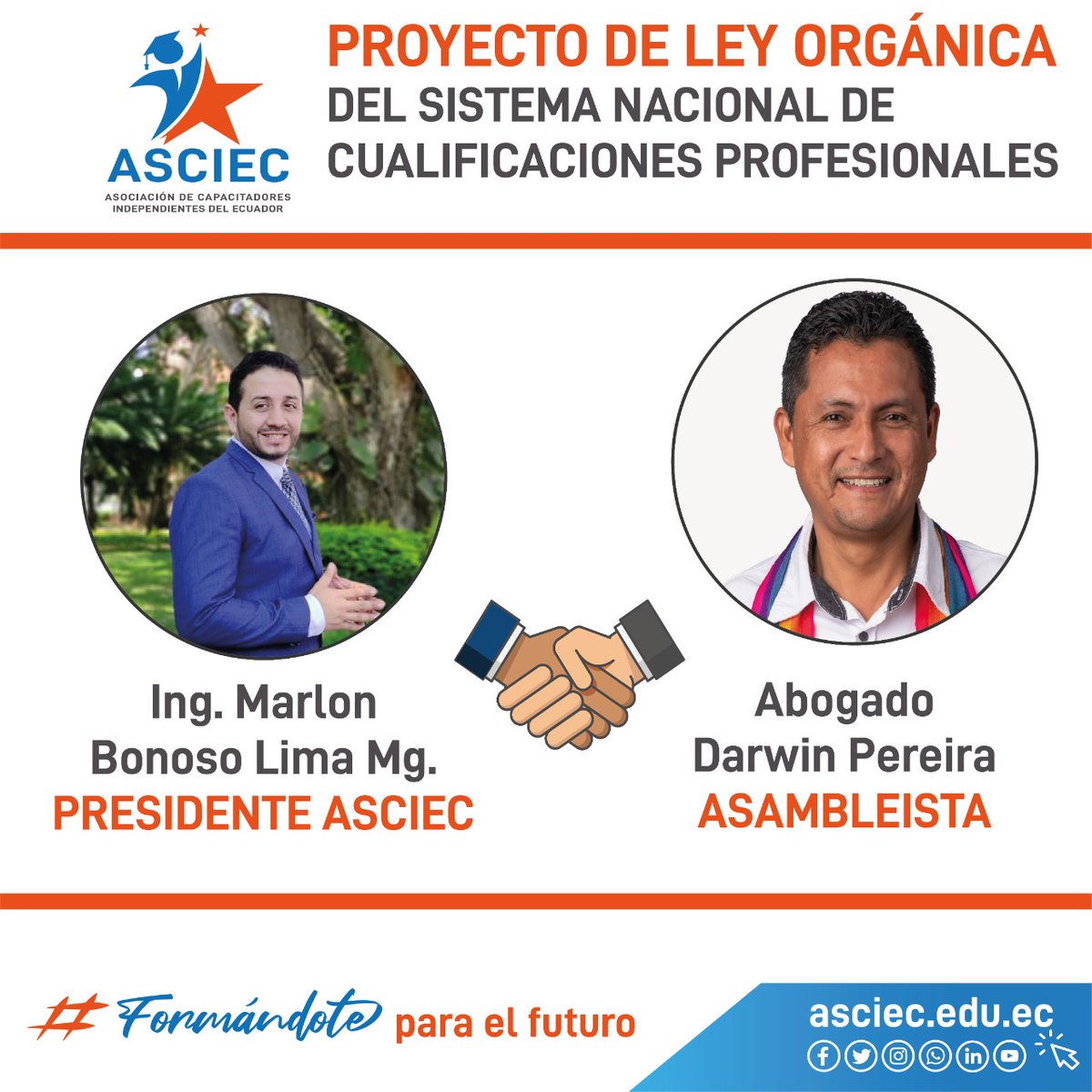 ASCIEC's tweet image. #ASCIECInforma| Debate del Proyecto de Ley Orgánica del Sistema Nacional de Cualificaciones.

Seguimos trabajando arduamente para llegar hacia la Comisión de Educación, Cultura, Ciencia, Tecnología, Innovación y Saberes Ancestrales de la Asamblea Nacional
