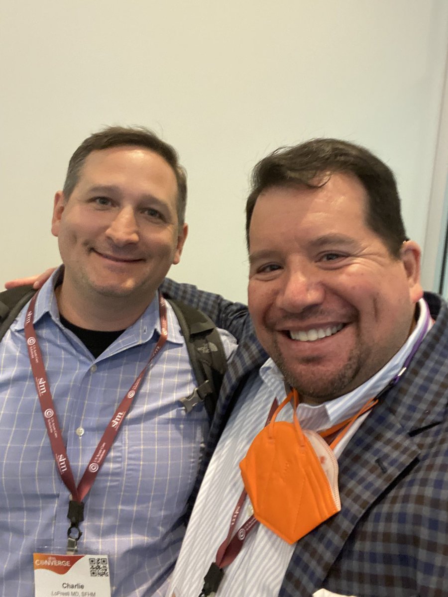 medpedshosp's tweet photo. #GoOhio!!! #CWRUSOM - it is always a pleasure to catch up at #SHMConverge with the great ⁦@cm_lopresti⁩ - a POCUS guru, and superb clinician educator! Invited to ⁦@ACPinternists⁩ - Would love to have him be an invited Fellow! https://t.co/OLsGrw9wFY