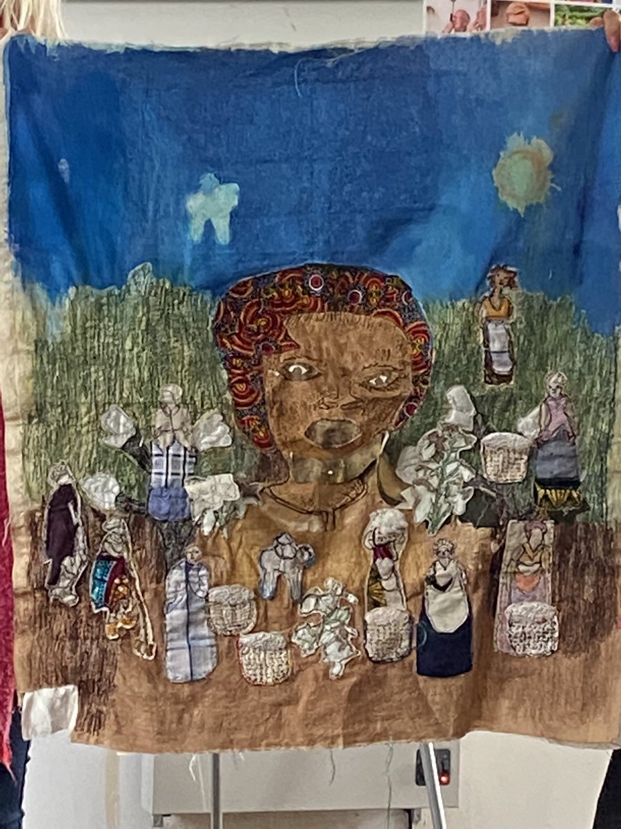 Progress with the Legacy Makers Textile by Veronica Barnes <a href="/brightideasnott/">Bright Ideas</a> <a href="/HeritageFundUK/">The National Lottery Heritage Fund</a> #LegacyMakers
