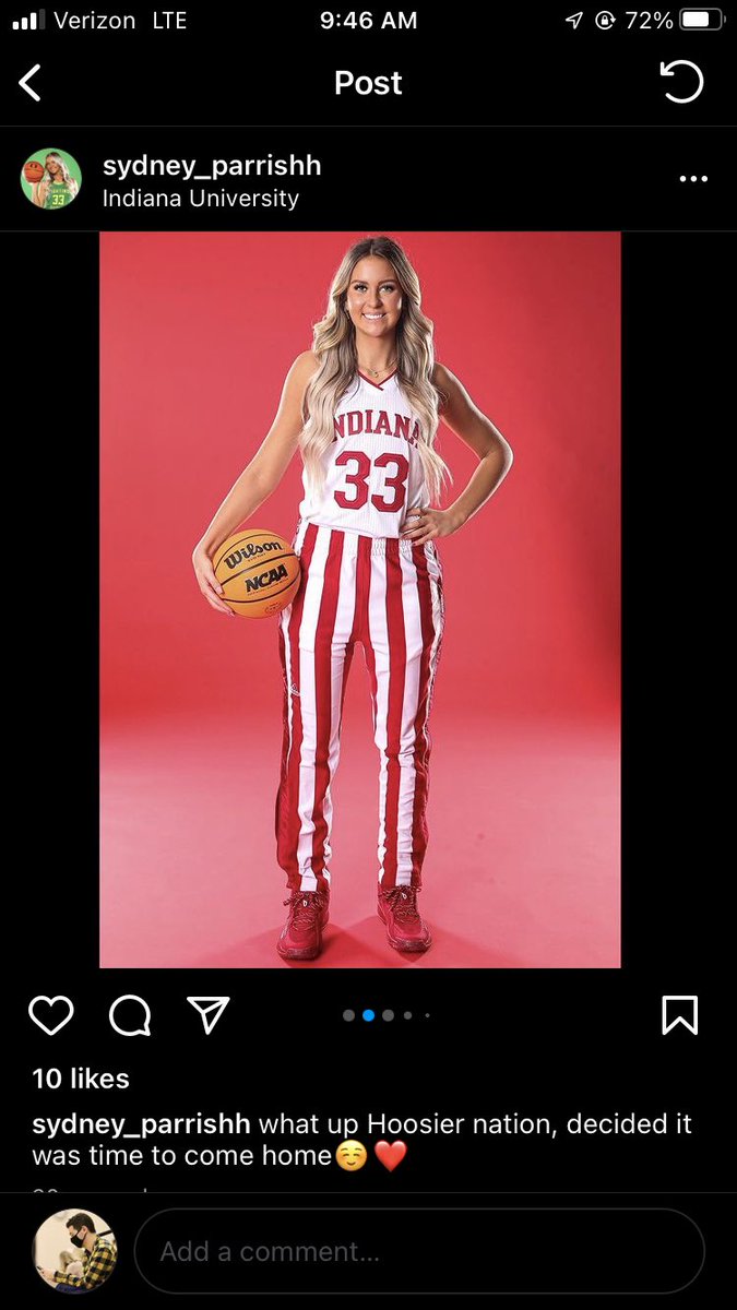 SethTow's tweet photo. BREAKING: #iuwbb has landed Oregon transfer guard Sydney Parrish. 2020 Indiana Miss Basketball. https://t.co/woNyVhgXa3