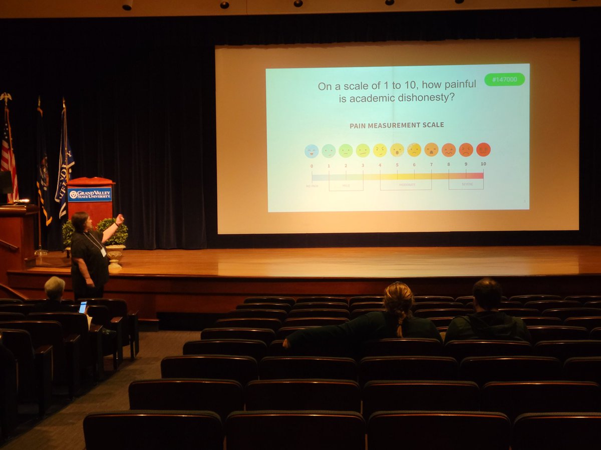 jjoaks's tweet photo. .@jgunkelman getting everyone fired up about academic integrity at the @MichiganMAA Section Meeting this morning! https://t.co/lTgs6Bt0Ej