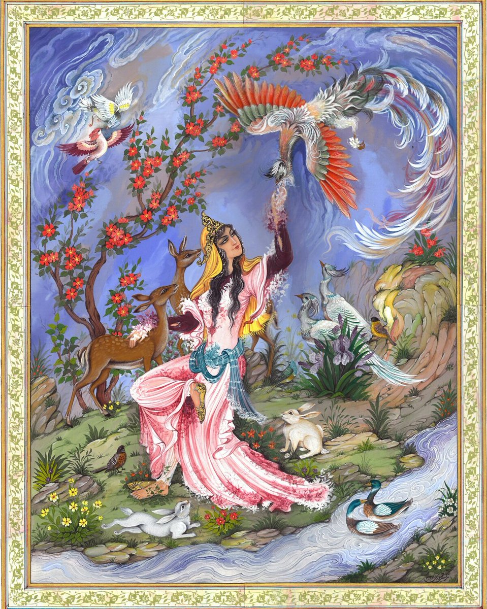 "Name of work:Intimacy with nature "
(( means friendship with nature, and the idea of ​​this work is peace and reconciliation with nature and living beings, and that humankind should be united with all beings in the universe and not harm it, but be a friend)).
#nftart #foundatio