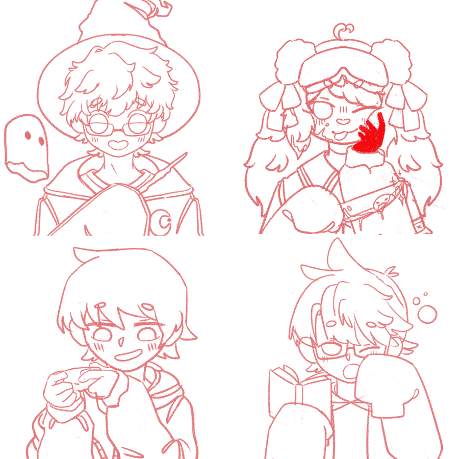 Kept having to redraw bullet's arm cuz it looked weird, but this should be good for now! Might color it off stream because I have no self control, thank you.