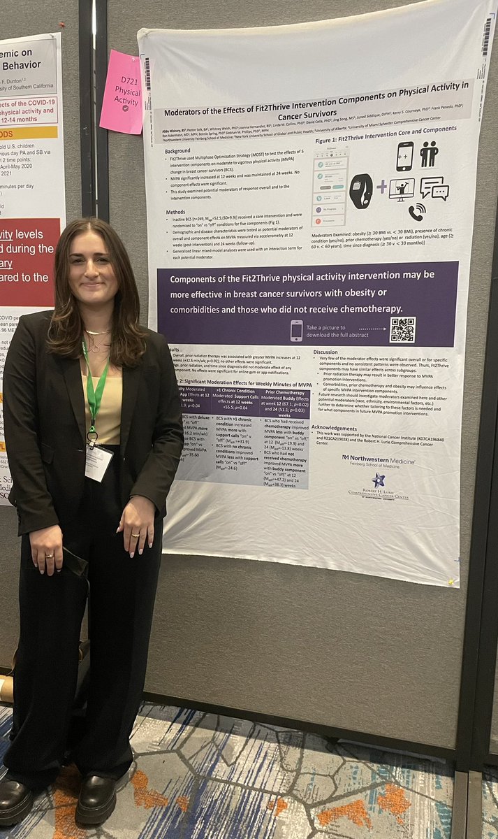 <a href="/MishoryAbby/">Abby Mishory</a> presenting at the poster session yesterday. Thank you all for stopping by! Amazing work, Abby! 🌟🧠🌟<a href="/BehavioralMed/">SBM</a> #SBM2022