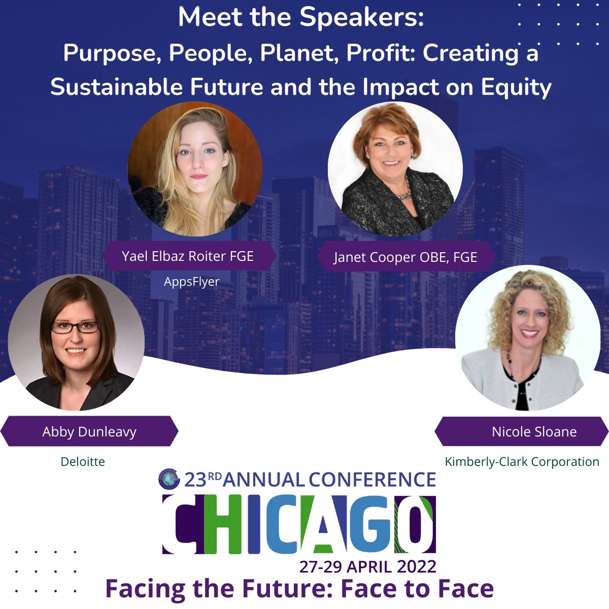 Looking forward to speaking at the GEO's annual conference in Chicago in April with Nicole from Kimberley Clark, Yael from Appsflyer and Abby from Deloittes, and seeing lots of friends again after so long
! #GEO