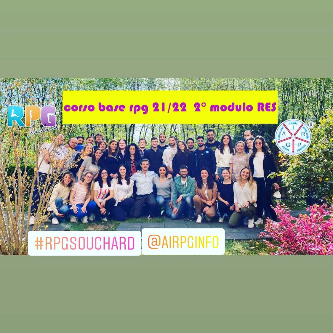 AIRPG's tweet photo. Finita oggi la seconda parte residenziale del corso base #rpgsouchard organizzato da #airpg #airpginfo 💪🏻💪🏻👏🏻👏🏻 https://t.co/DTDw8GjOeE