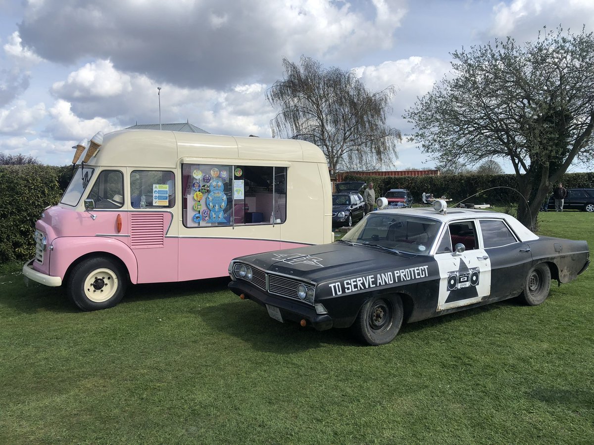 Ford Timelord just met an ice cream van (c/o Ford’s current owner @DJPhilmanns)