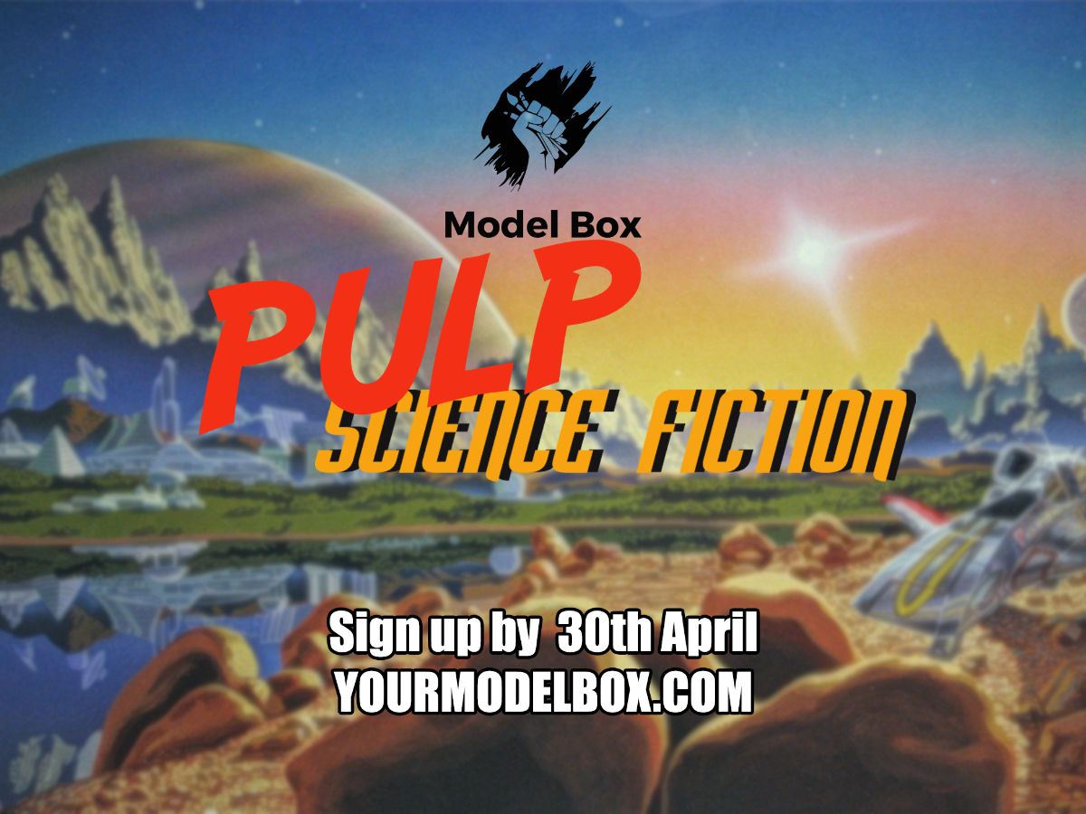 _ModelBox_'s tweet photo. Theme Announcement! 🚀 - https://t.co/gXsgEnXLqV
Next Month's theme is here!

#yourmodelbox #warmongers #wargamers #wargaming #paintingminiatures #paintingwarhammer #subbox #pulpscifi #tabletopwargaming https://t.co/IzC3T5gj5e