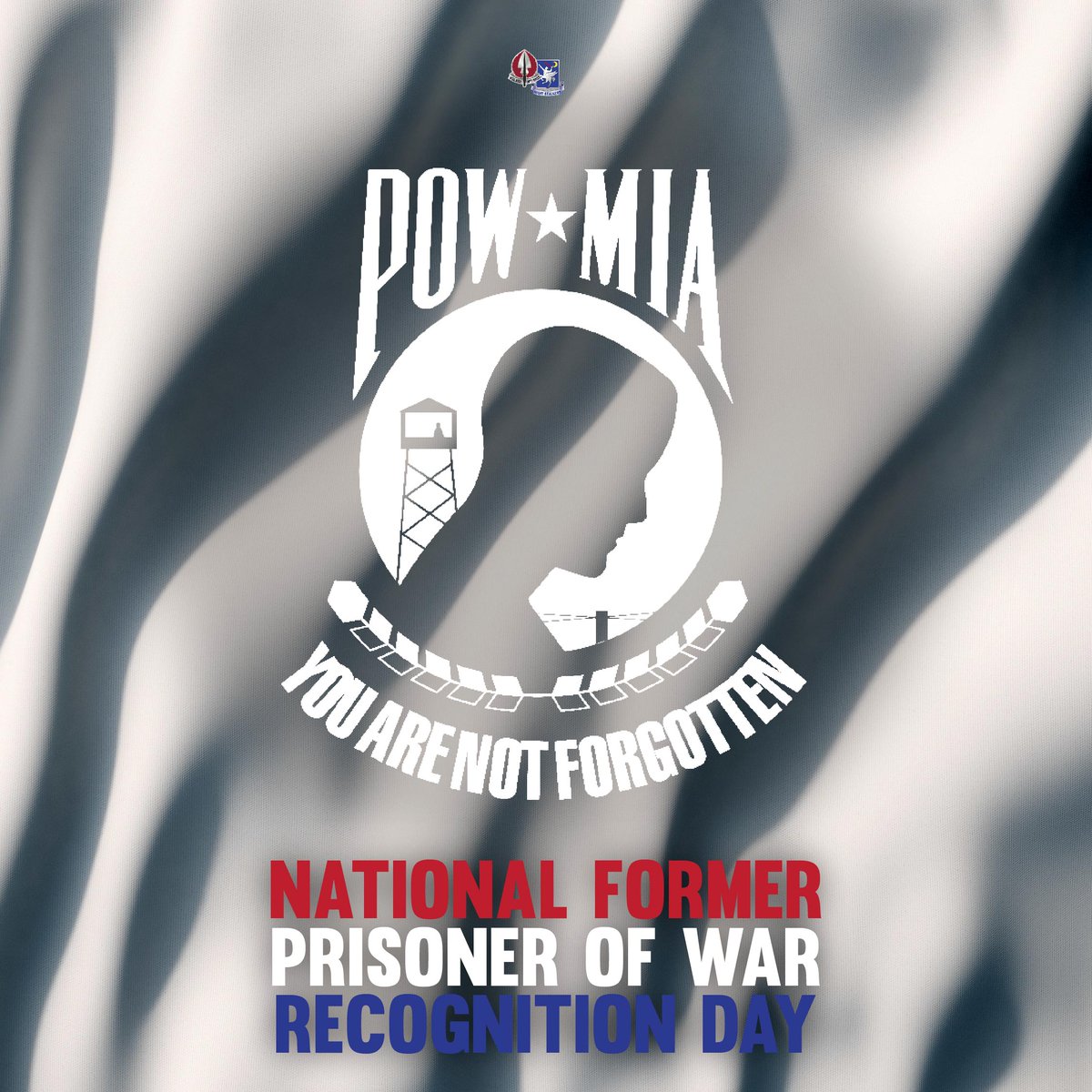 Today is National Former Prisoner of War Recognition Day. A day in which we renew our strong and abiding commitment to America's former POWs and honor the tremendous debt of gratitude we owe them for their courageous service and incredible sacrifices. #nationalformerPOWday