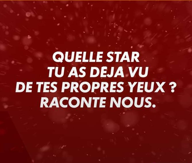 maboke_tv's tweet photo. Alors quelle de célèbre tu as déjà vu des tes propres yeux ? Raconte nous !!! Yabiso @maboke_tv https://t.co/S8jwiKrshH