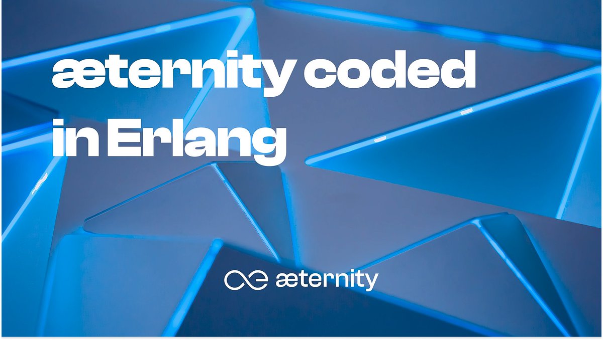 Designed in #Erlang, the #æternity blockchain has been developed with security and scalability in mind 🌐 ♾️

Erlang is the perfect language for fault tolerant systems capable of scaling to billions of potential users &amp; transactions in #DeFi  🚀

erlang-solutions.com/case-studies/a…