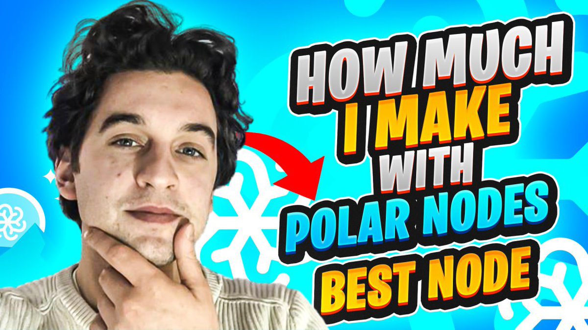 cryptowithlollo's tweet photo. 🔥 Level 3 Node ($800) #GIVEAWAY To celebrate @polar_nodes UPDATE🔥

- RETWEET
- Tag 2 Friends
- 👍 and COMMENT on my new Video 👇🏼 👇🏼 

https://t.co/9TbSqmDDjS

.
.
#Crypto #Cryptocurrency #PassiveIncome #DeFi #PolarNodes $POLAR https://t.co/JQbhyqpSEy