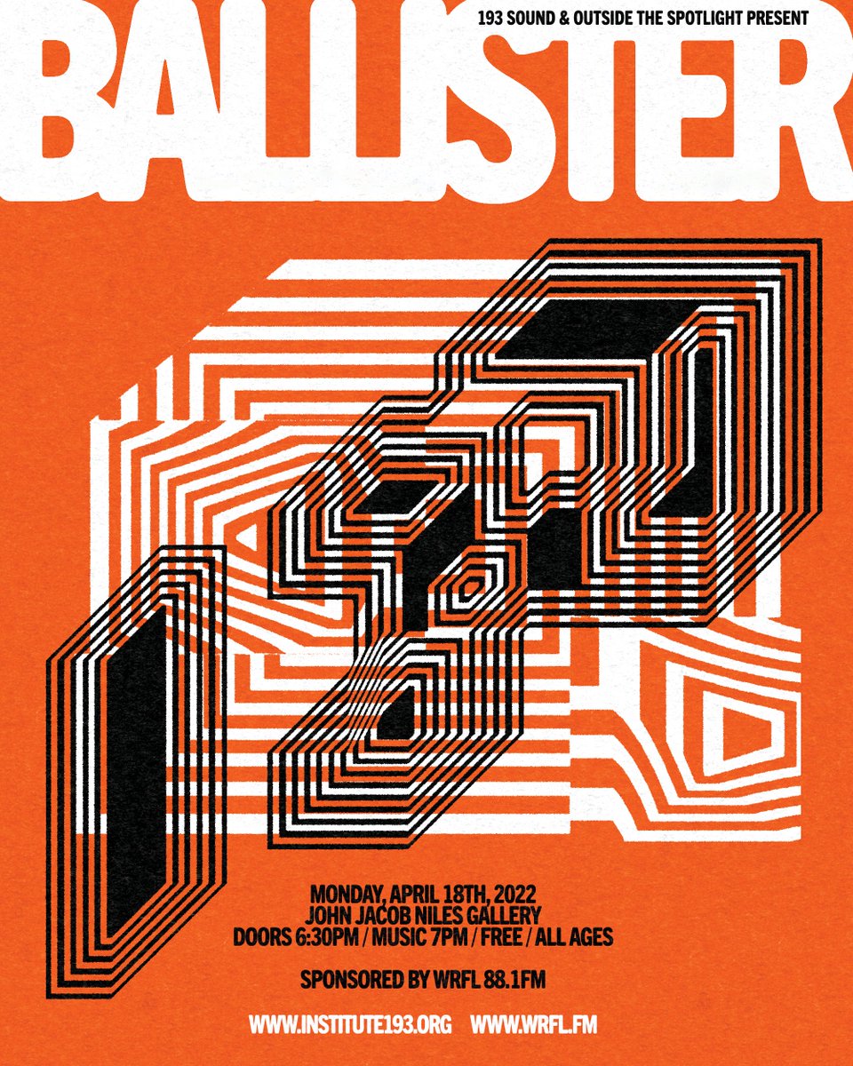EdSunspot's tweet photo. Finally restarting the experimental music performance series I organize in Lexington with @Institute193 Ballister from Chicago/Norway coming up on April 18th. https://t.co/9w0bSXtTB4