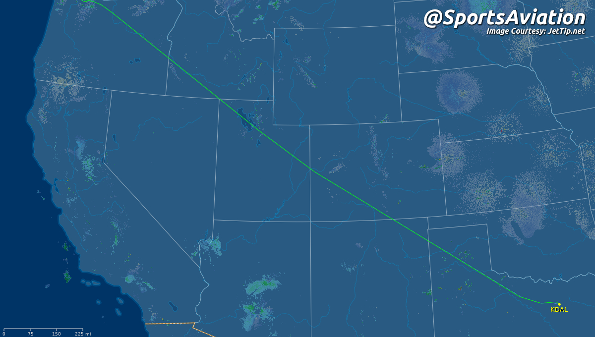 SportsAviation's tweet photo. ๐ Portland Trail Blazers (@trailblazers) #RipCity
๐ L @ Dallas Mavericks #MFFL #PORvsDAL
โฉ Final flight of season - see ya in the Fall!
โ๏ธ N651DL | DAL8940 | B752
๐ซ DAL - 11:41 pm CT
๐ฌ PDX - 1:18 am PT
๐ก Tracking: https://t.co/U7gaal4Esu https://t.co/BxzmEF4p25