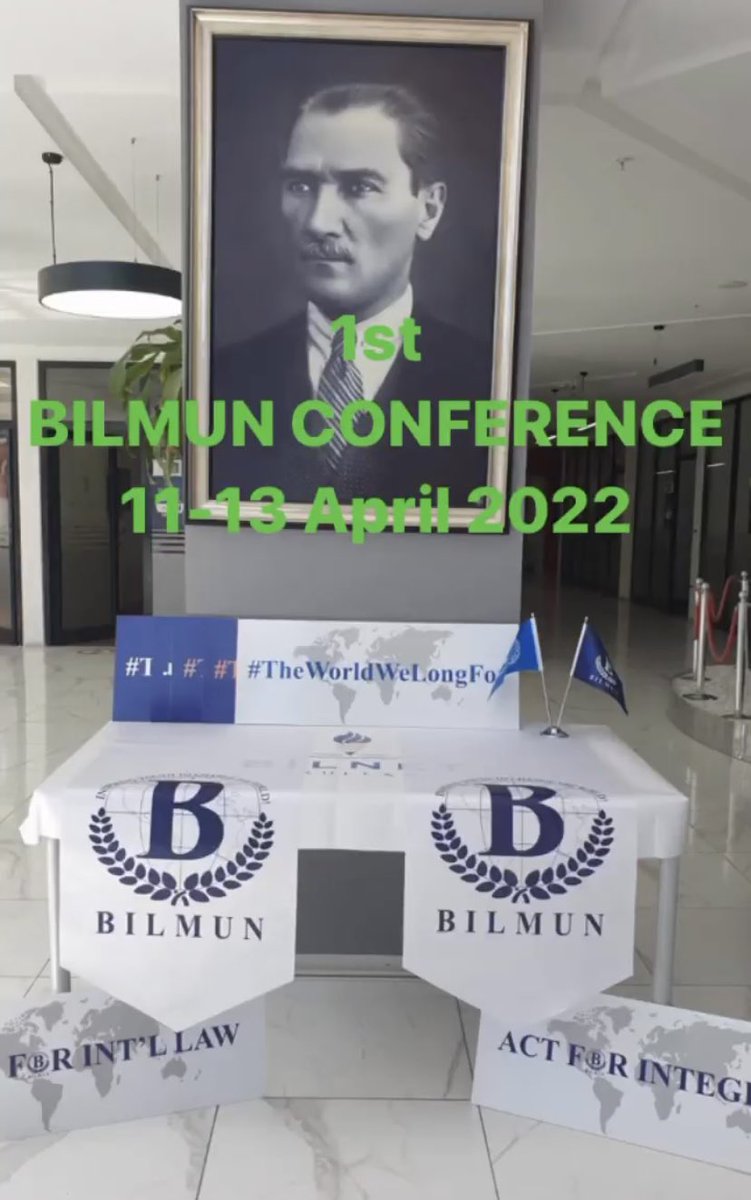 BBilmun's tweet photo. Ready for our beloved estemeed delegates for the 1st BILMUN CONFERENCE,11-13 April #InspiringYouthToChange #TheWorldWeLongFor  @BBilmun @BilnetOkullari https://t.co/dJkiP3TZFb