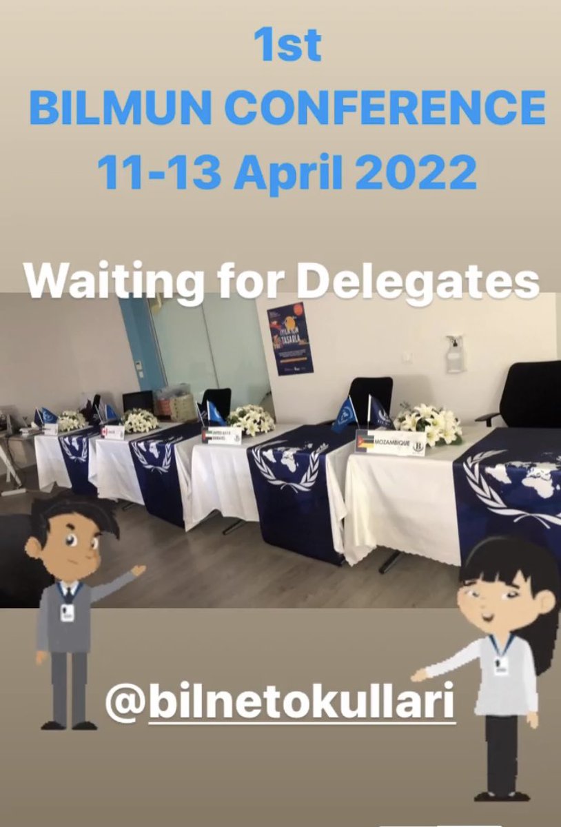 BBilmun's tweet photo. Ready for our beloved estemeed delegates for the 1st BILMUN CONFERENCE,11-13 April #InspiringYouthToChange #TheWorldWeLongFor  @BBilmun @BilnetOkullari https://t.co/dJkiP3TZFb