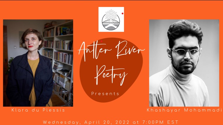Antler River Poetry (@poetrylondon_ca) on Twitter photo This month, we're excited to host feature poets @DearKestrel and <a href="/ToMakePoesis/">Klara du Plessis</a>, as well as local opener <a href="/MirCatCummings/">Miriam Cummings</a>!
Wed April 20 at 7:00pm EDT
LIVE ZOOM event
FREE w/ registration here:
us02web.zoom.us/webinar/regist…
Join us for fantastic online #poetry! #ldnont This month, we're excited to host feature poets @DearKestrel and <a href="/ToMakePoesis/">Klara du Plessis</a>, as well as local opener <a href="/MirCatCummings/">Miriam Cummings</a>!
Wed April 20 at 7:00pm EDT
LIVE ZOOM event
FREE w/ registration here:
us02web.zoom.us/webinar/regist…
Join us for fantastic online #poetry! #ldnont