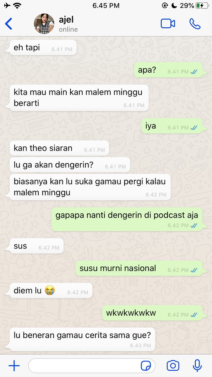 extenler's tweet image. 327. Percakapan ini telah terekam.