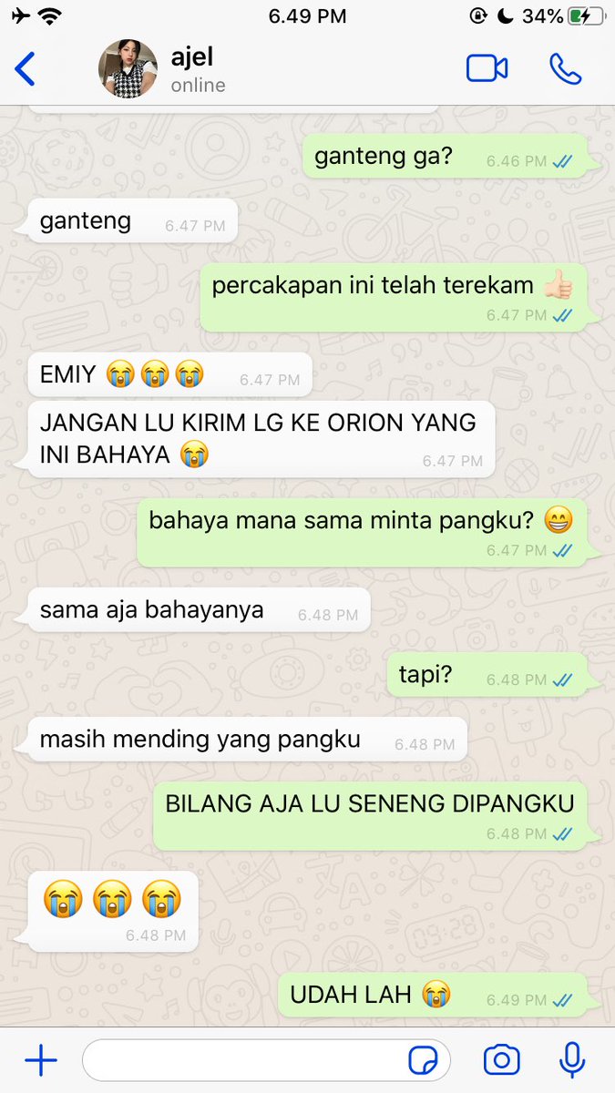 extenler's tweet image. 327. Percakapan ini telah terekam.